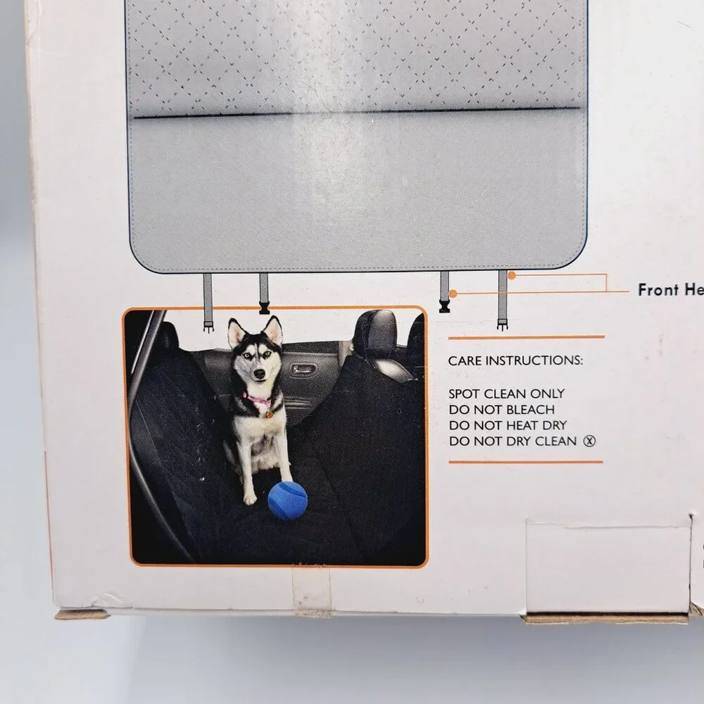 Car Rear Seat Protective Cover Hammock for Dogs